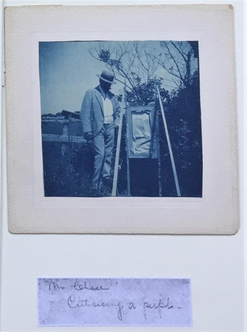 4 Cyanotypes of William Merritt Chase's Classes at Shinnecock Hills, Long Island - Photograph by Unknown