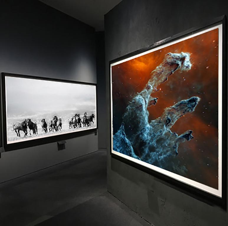 40x60 Pillars of Creation James Webb Teleskop-Raumfotografie NASA Fine Art (Amerikanische Moderne), Print, von Unknown