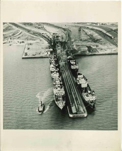 A New Type Coal - Loading Pier - Vintage Photograph - Mid 20th Century
