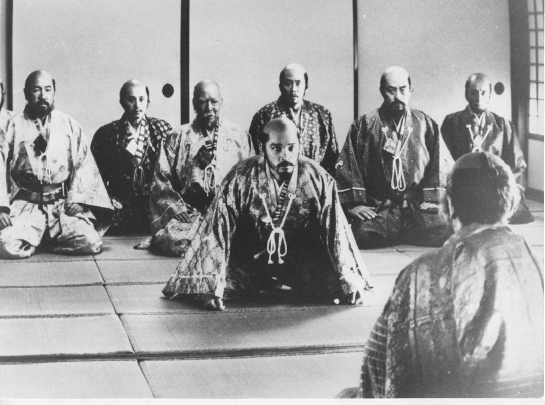 Eine Szene aus ""Kagemusha" - von dem japanischen Regisseur Akira Kurosawa - 1979
