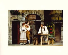 Una escena de "Rugantino" - Foto de época - Años 90