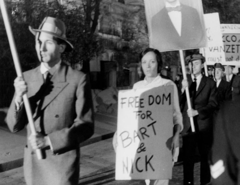 Unknown Figurative Photograph - A Scene from the Italian Film Sacco e Vanzetti - Vintage photo - 1971