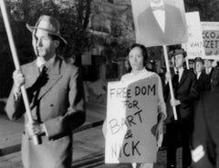 A Scene from the Italian Film Sacco e Vanzetti - Vintage photo - 1971