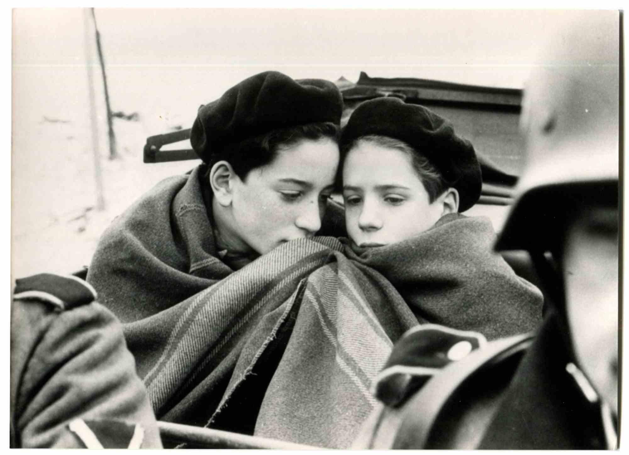 Unknown Black and White Photograph - A Scene of the Film Au revoir les Enfant  - 1987