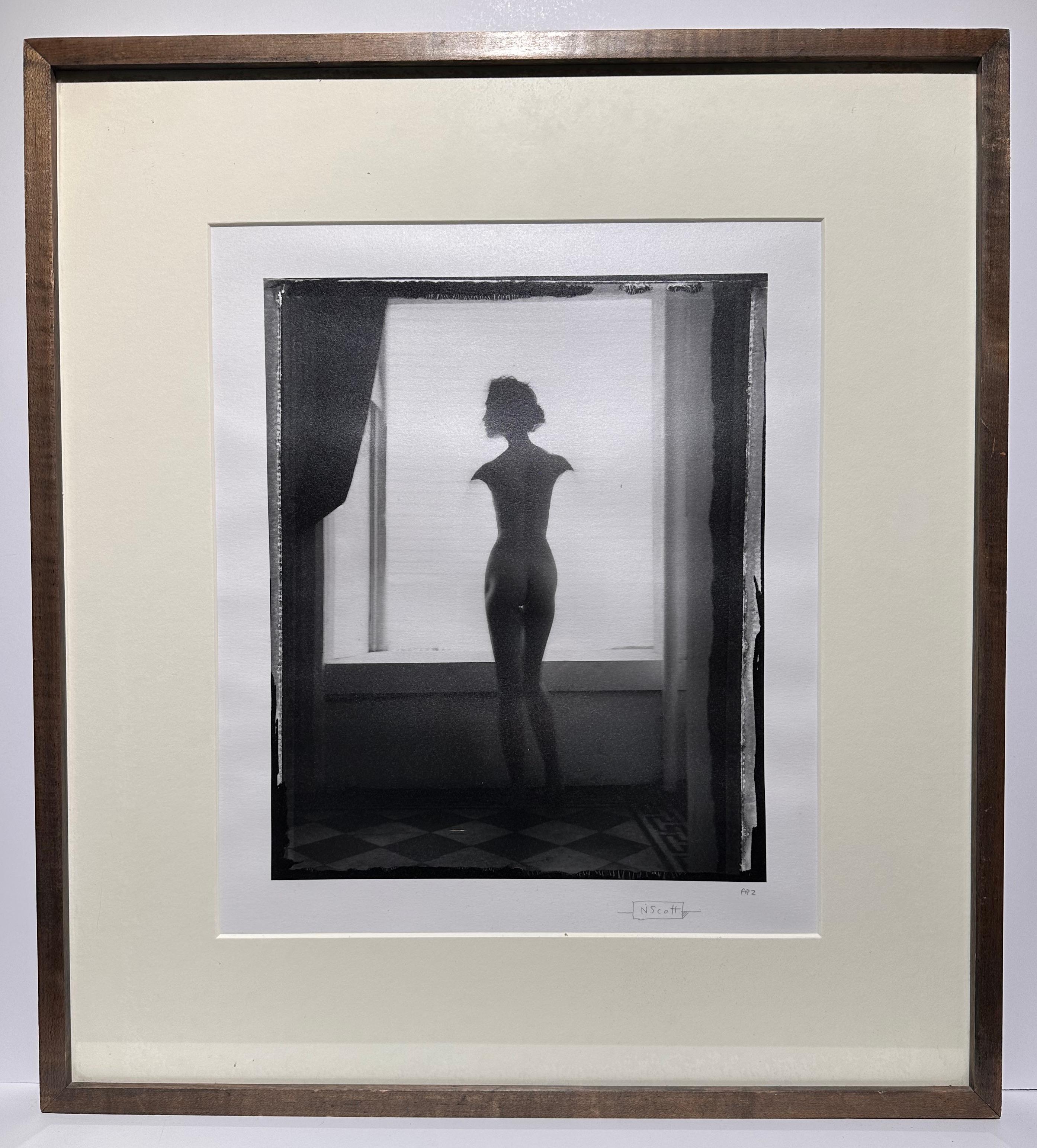 Unknown Black and White Photograph - Abstract Female Nude