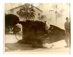 Accident pendant la guerre en Algérie  - Photo historique  - 1960s