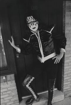 Ace Frehley of KISS Leaning in Doorway Fine Art Print