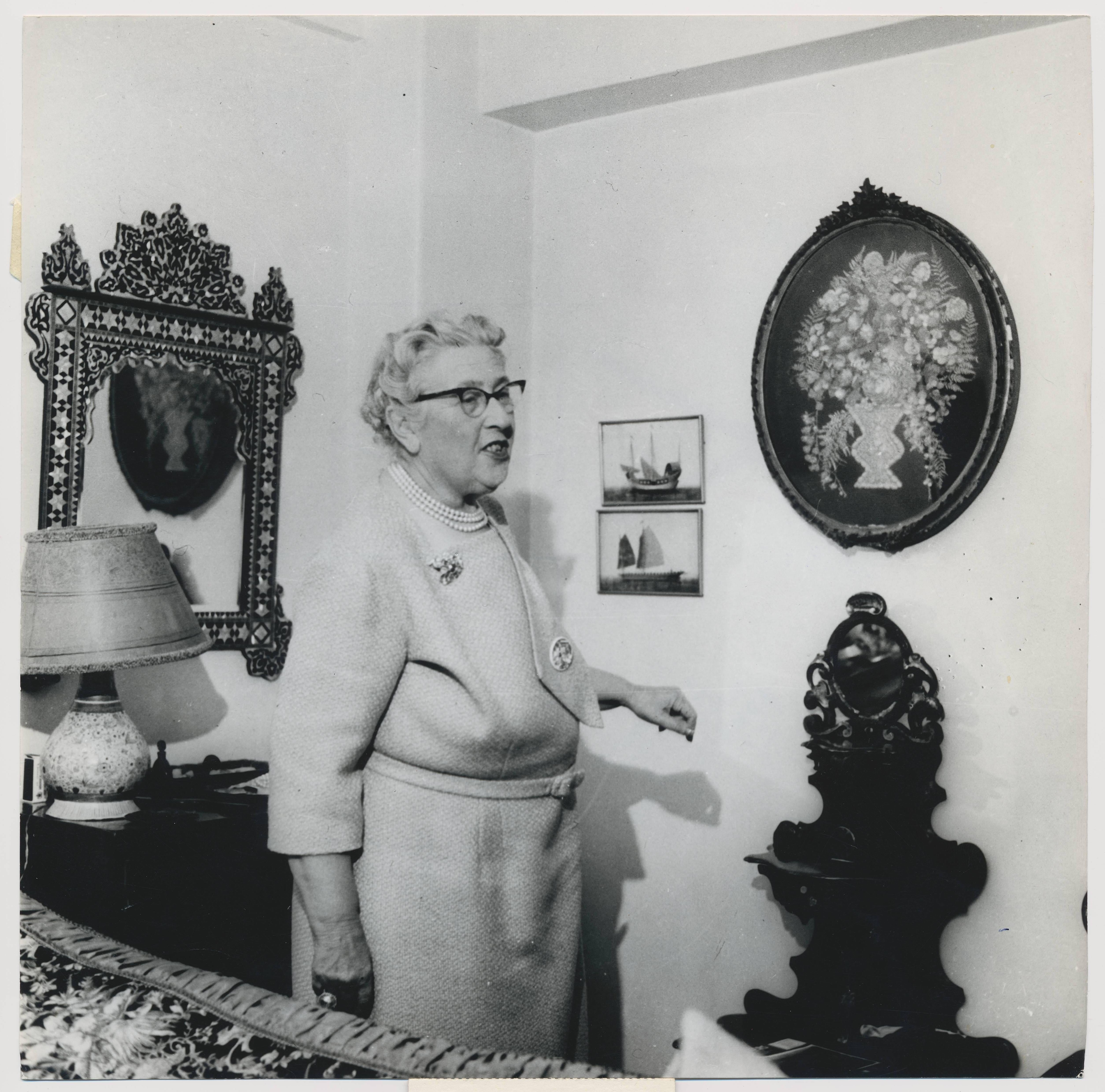 Agatha Christie at home