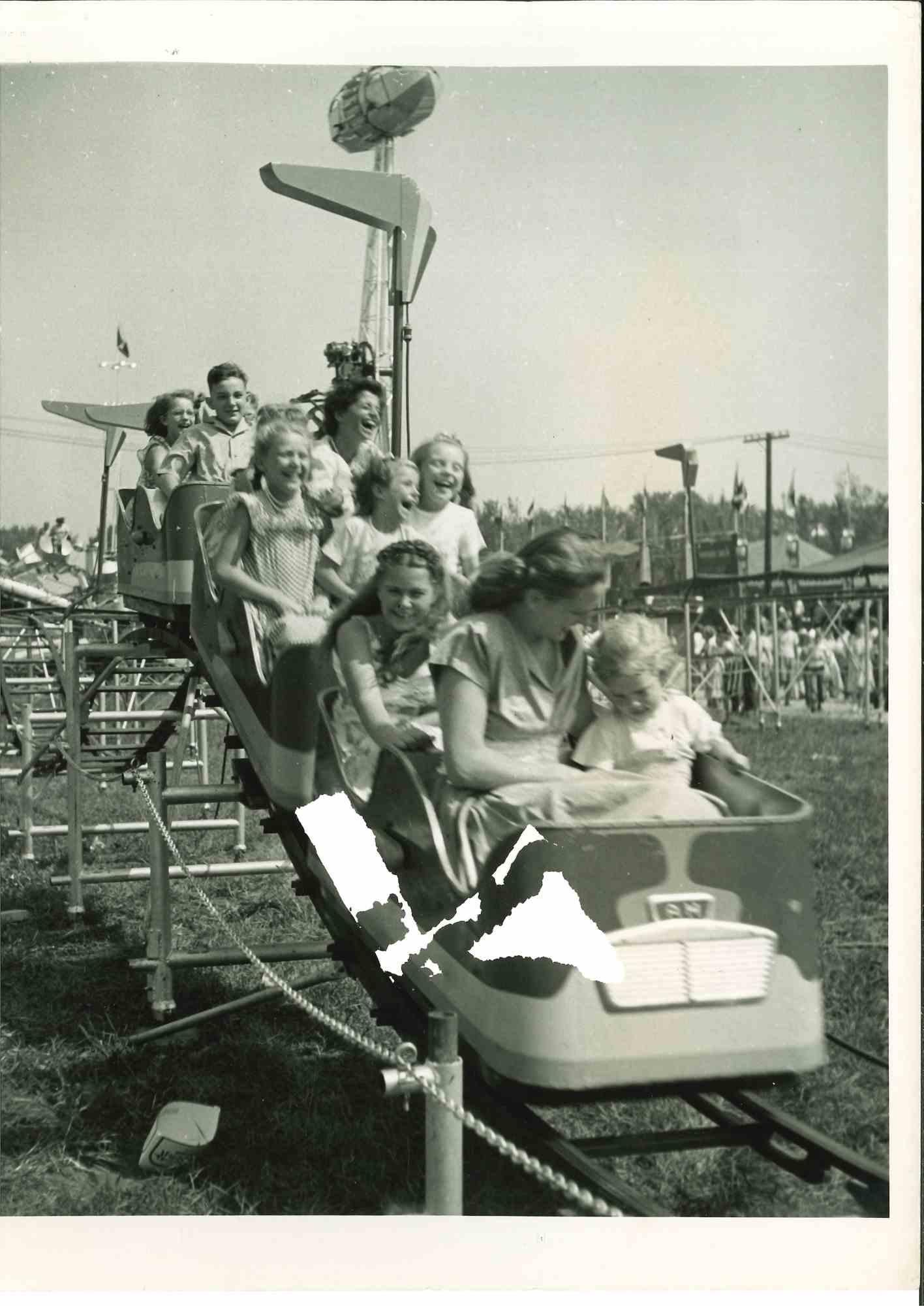 Unknown Figurative Photograph – Bauernmarkte – amerikanische Vintage-Fotografie – Mitte des 20. Jahrhunderts