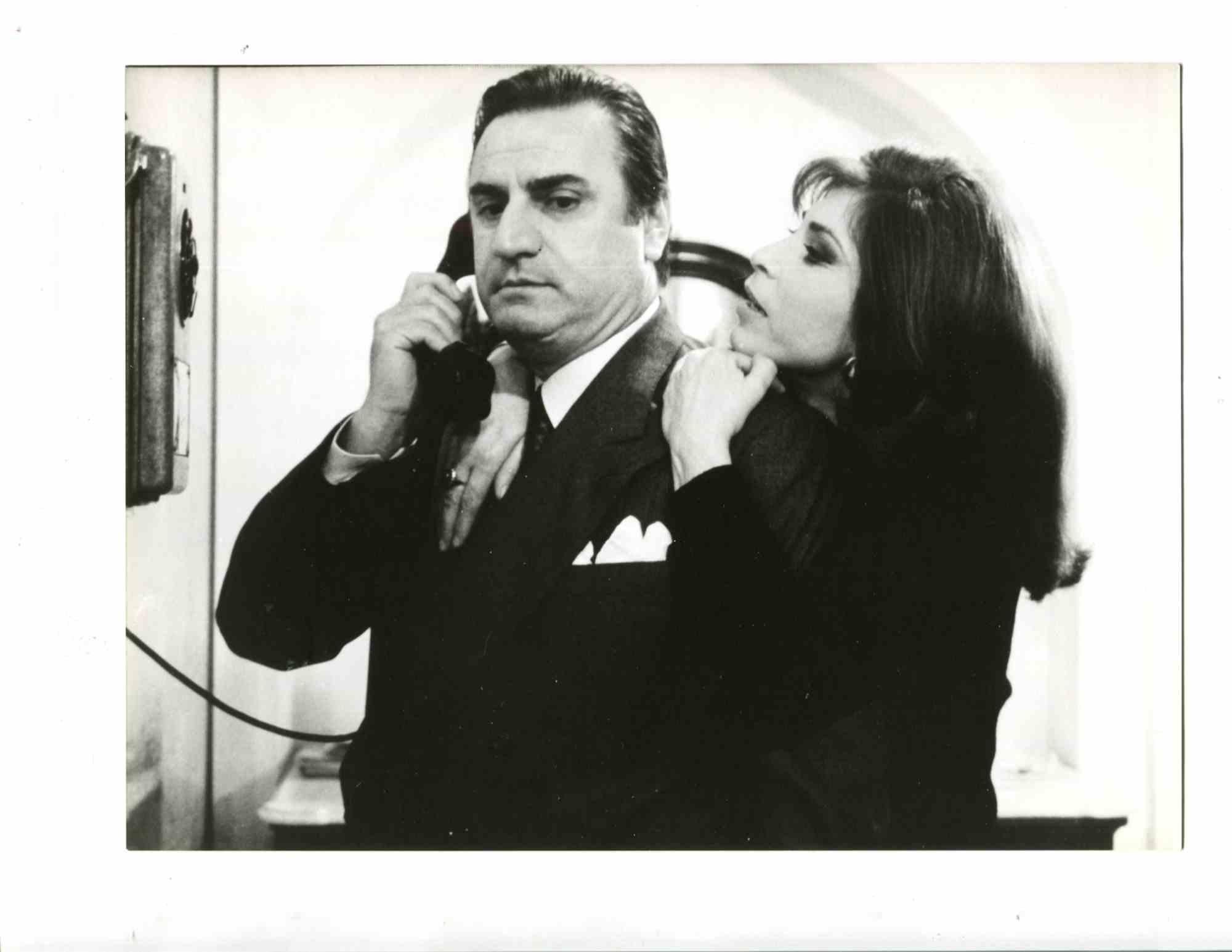 Figurative Photograph Unknown - Aldo Maccione et Ida di Benedetto - Photo vintage - 1970