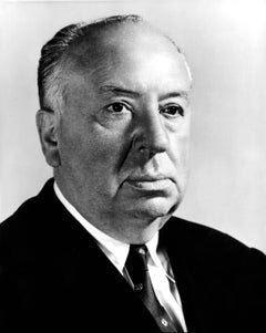 Alfred Hitchcock Up Close Globe Photos Fine Art Print