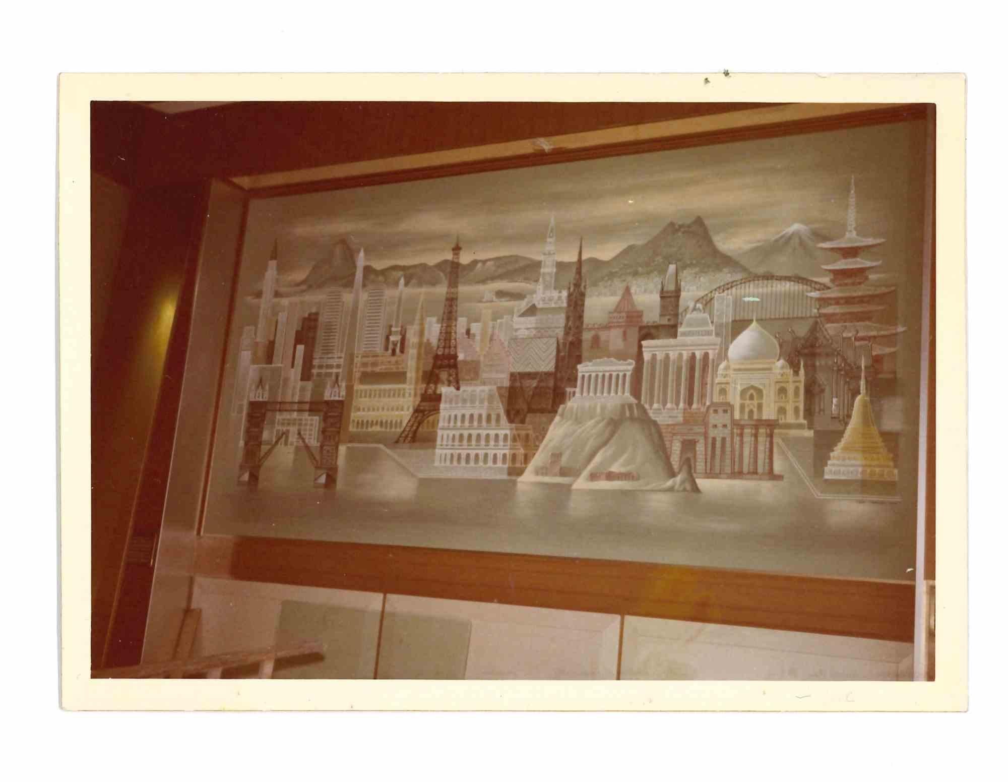 Unknown Color Photograph – Alitalia – Historische Fotos – 1970er Jahre