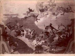 Plafonnier allégorique - Photographie vintage de Tiepolo - Début du XXe siècle