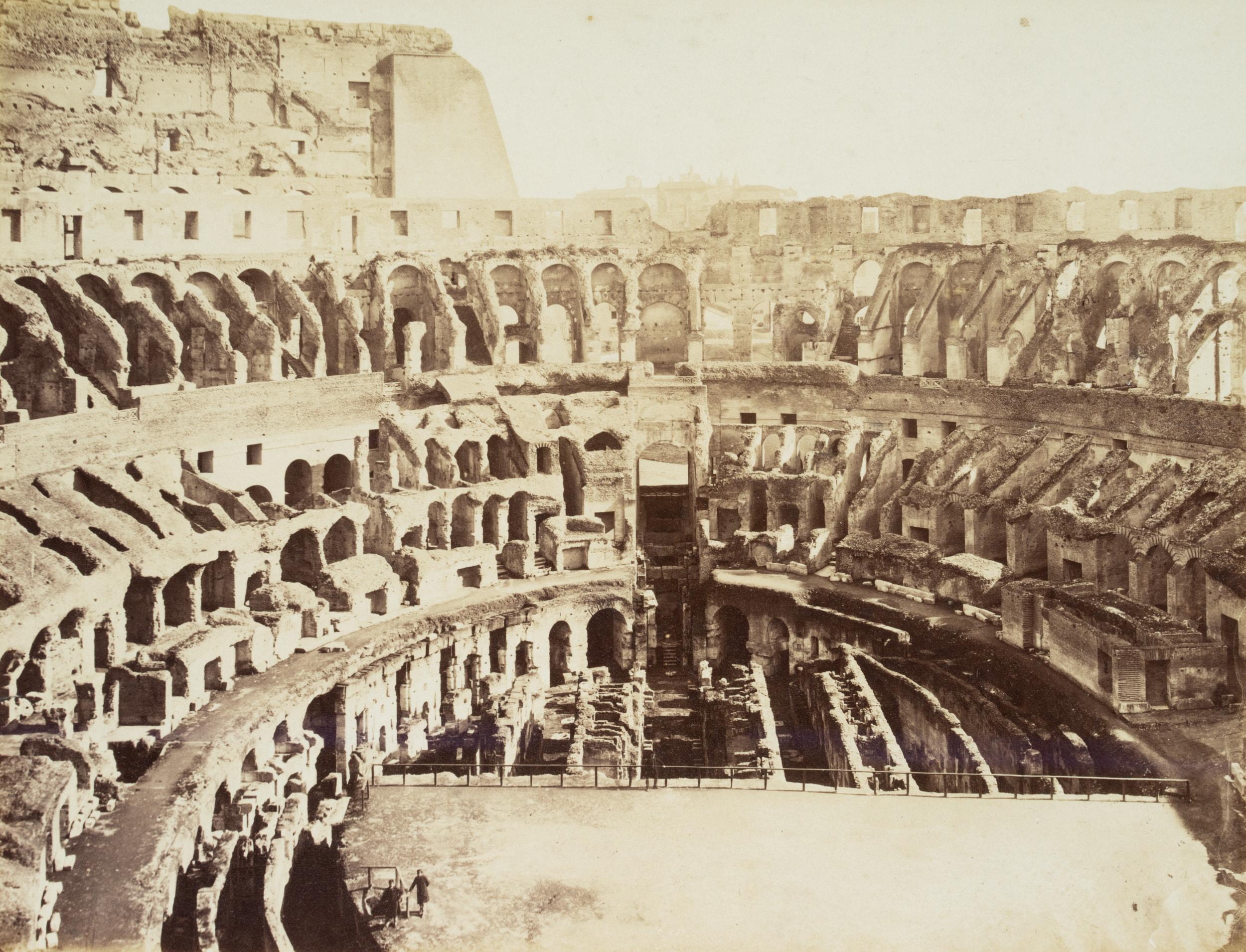 Fratelli Alinari Landscape Photograph - Amphitheatre, Colosseum, Rome