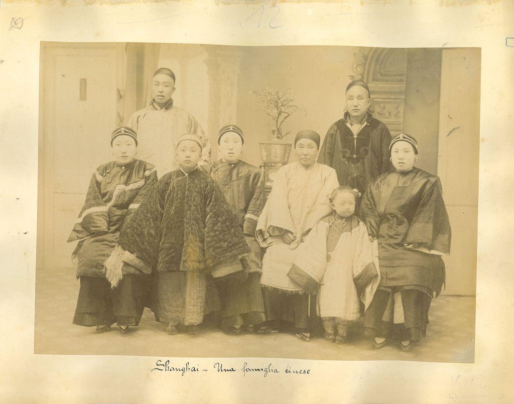 Ancient Chinese Costumes - Original Albumen Prints - 1890s - Photograph by Unknown