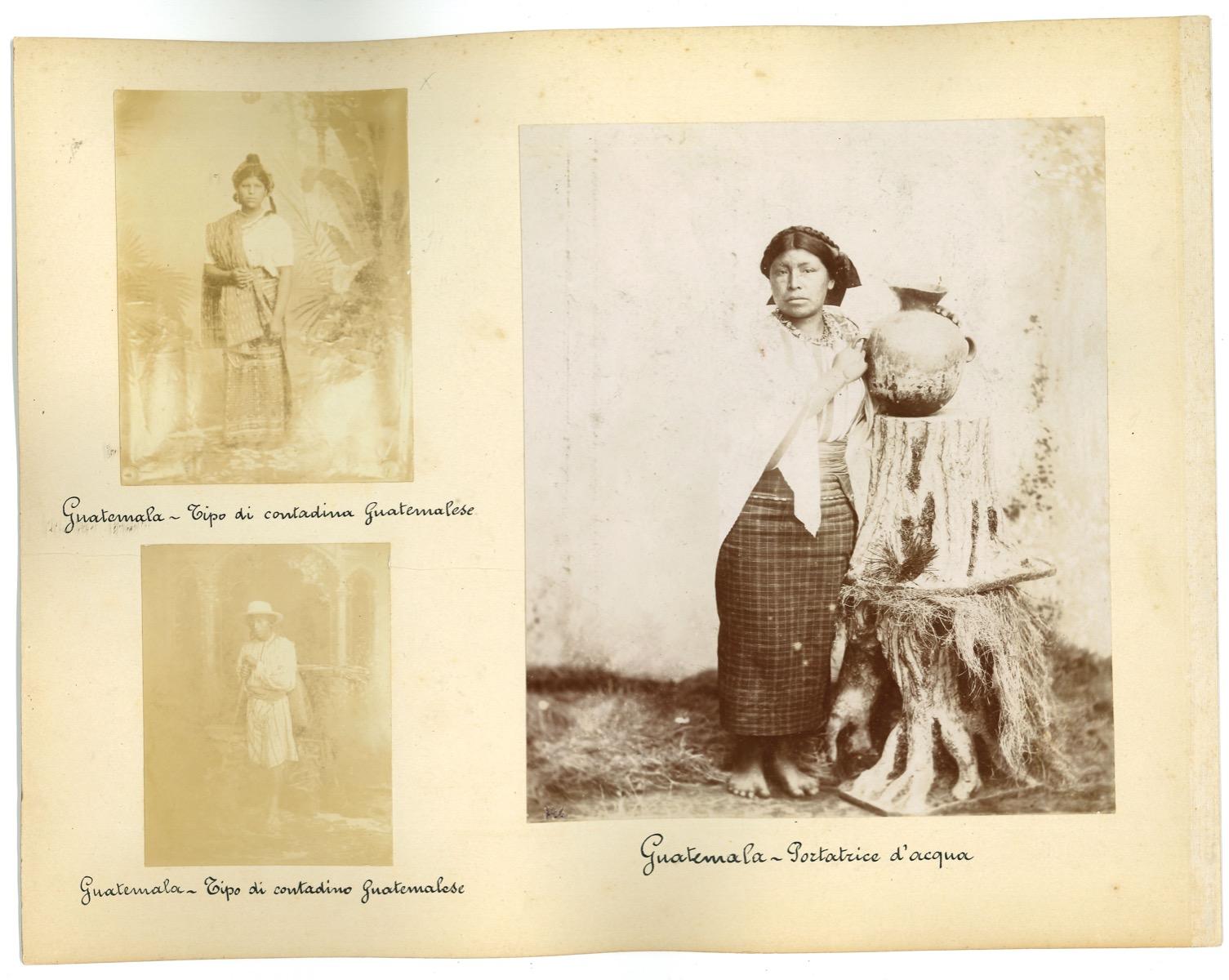 Unknown Figurative Photograph - Ancient Customs and Traditions of Guatemala - Original Vintage Photos - 1880s