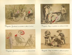 Ancient Japanese ethnographic photos from Nagasaki - Albumen Print - 1880s/90s