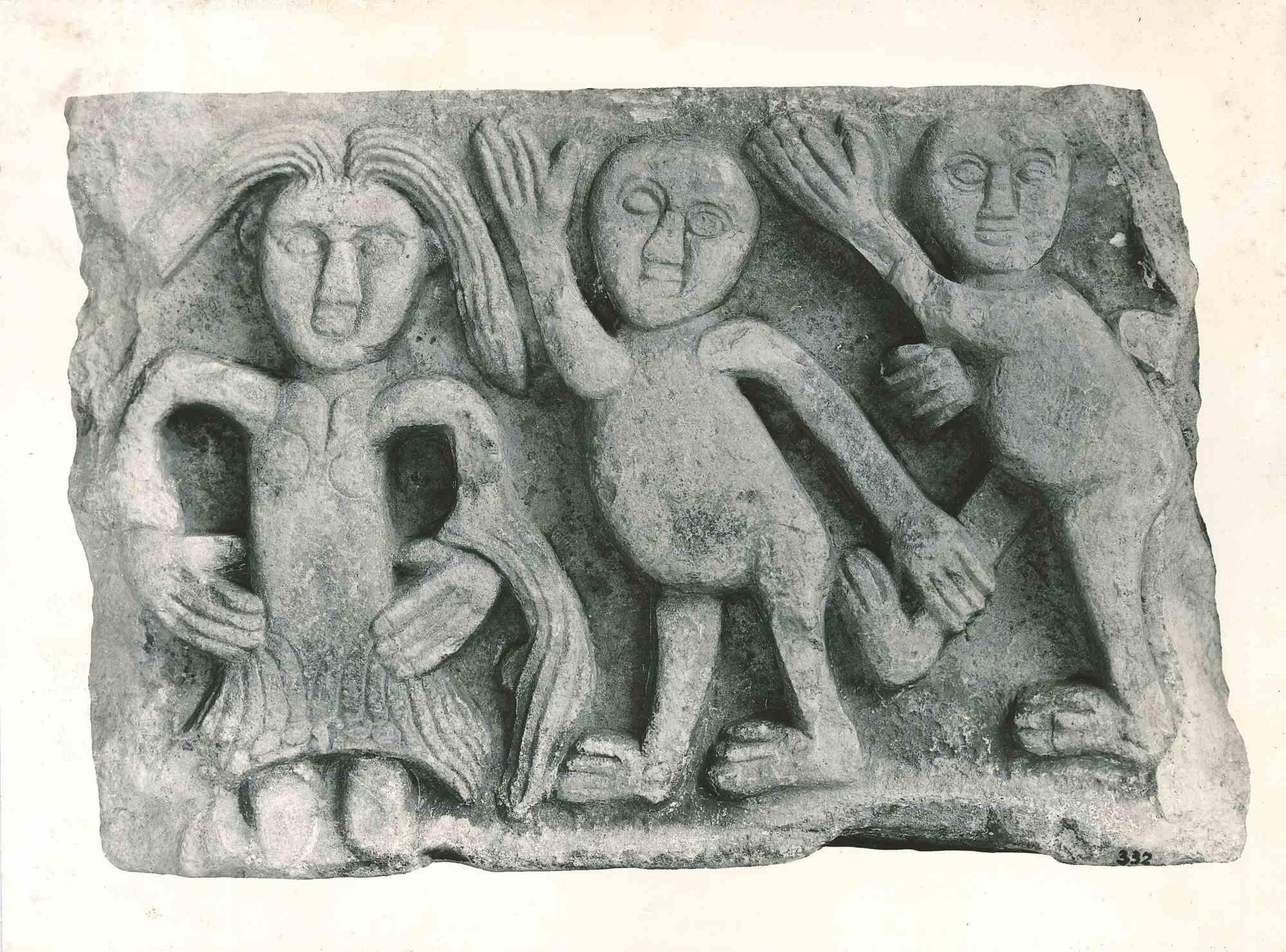 Relief antique - Photo d'époque - Début du 20e siècle