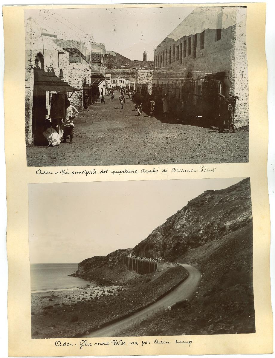 Vistas antiguas de Adén - Impresión original a la albúmina - 1880s/90s - Photograph de Unknown