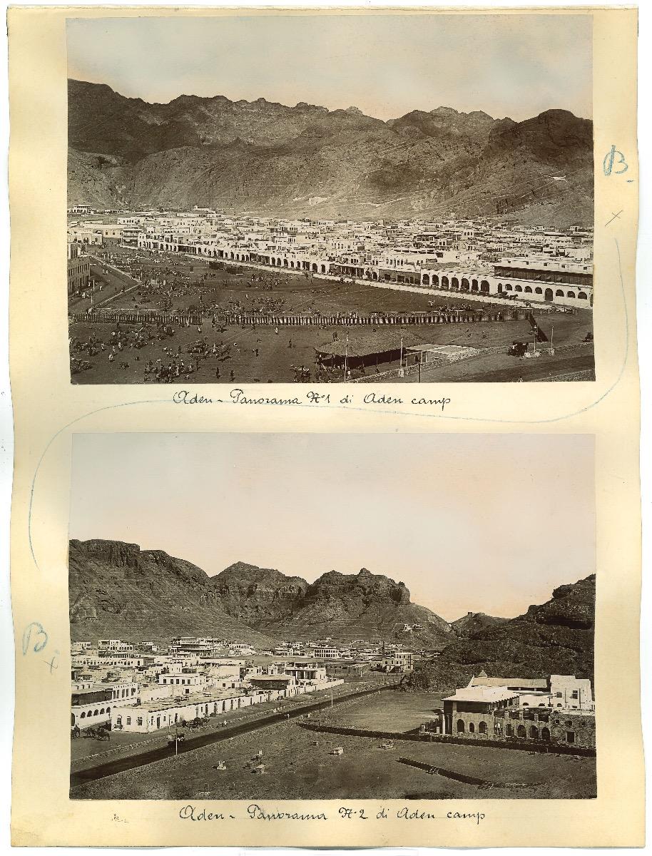 Unknown Landscape Photograph - Ancient Views of Aden - Original Albumen Print - 1880s/90s