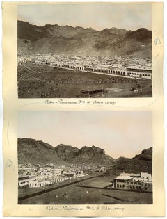 Vues anciennes d'Aden - Impression albumen originale - années 1880/90