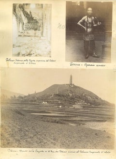 Ancient Views of Beijing  - Original Albumen Print - 1890s