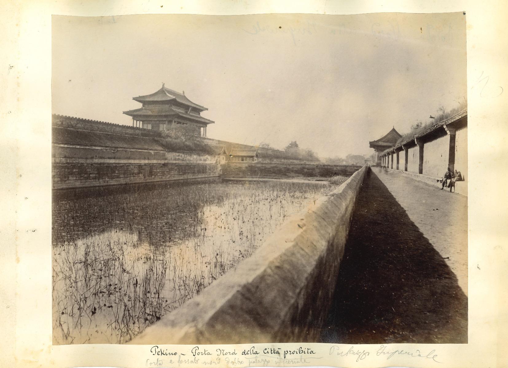 Ancient Views of Beijing - The Forbidden City - Original Albumen Print - 1890s - Photograph by Unknown
