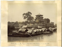 Ancient views of Canton - Original Albumen Print - 1890s