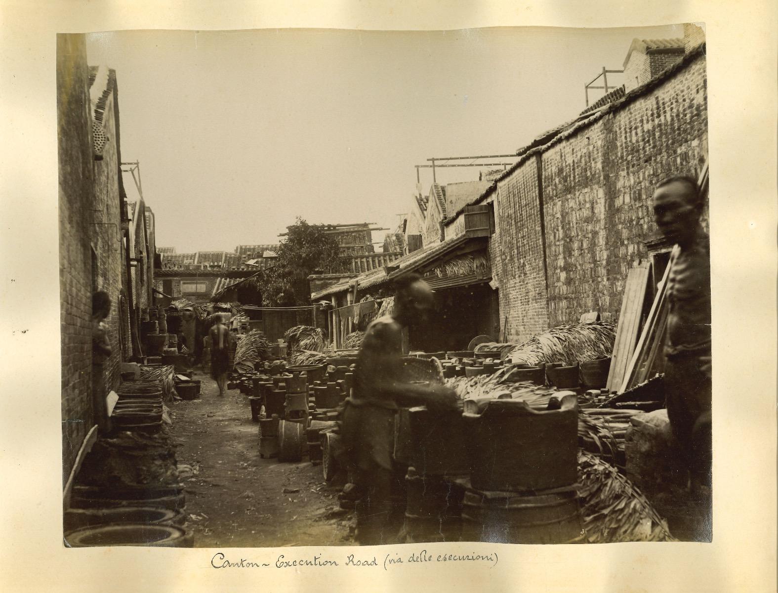Vistas antiguas de Cantón - Impresiones originales a la albúmina - Década de 1890 - Photograph de Unknown