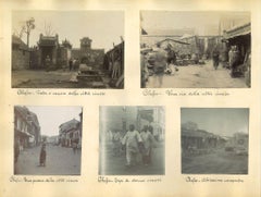 Vues anciennes de Chefoo - Impression albumen originale - années 1880/90