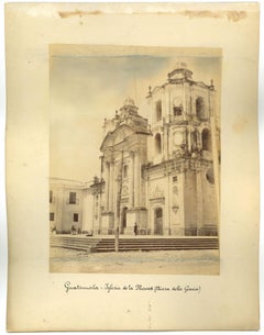 Ancient Views of Guatemala City - Original Vintage Photos - 1880s