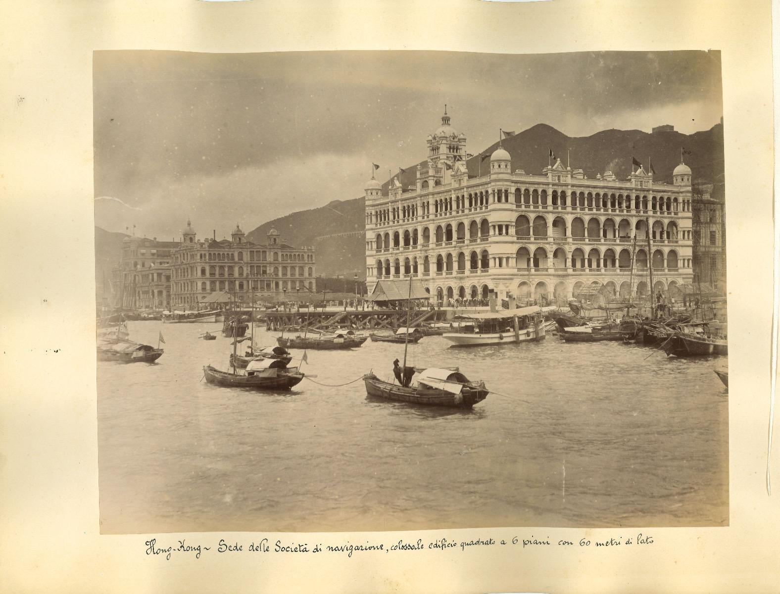 Ancient Views of Hong-Kong Photograph - Original Albumen Print - 1890s