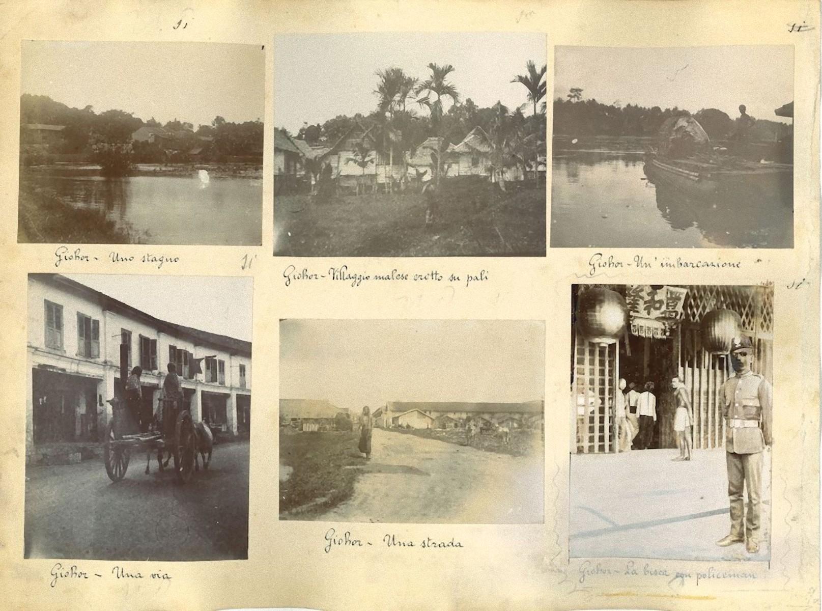 Antike Ansichten von Johor und Singapur - Original Albumendruck - 1880er-1890er Jahre – Photograph von Unknown