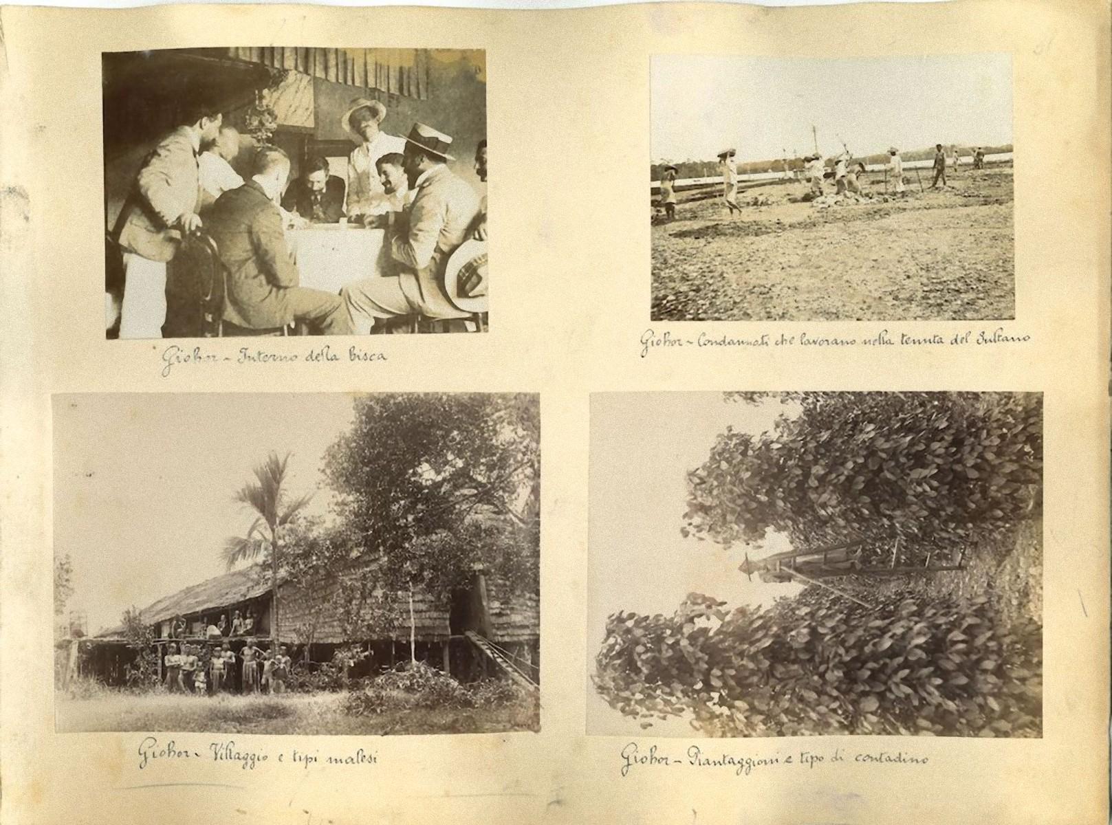 Ancient Views of Johor Photograph - Original Albumen Prints - 1890s - Beige Figurative Photograph by Unknown