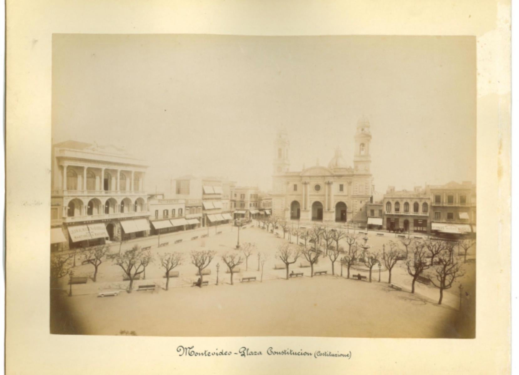 Unknown Landscape Photograph - Ancient Views of Montevideo, Uruguay - Original Vintage Photo - 1880s