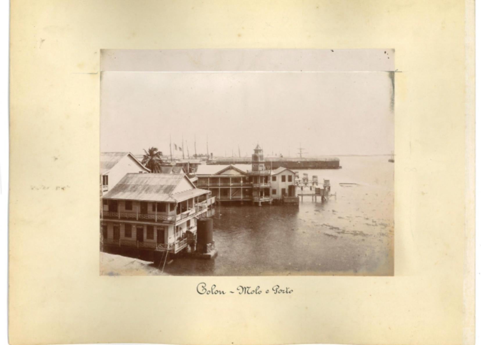 Ancient Views of Panama and the District of Colon - Original Vintage Photo - Photograph by Unknown