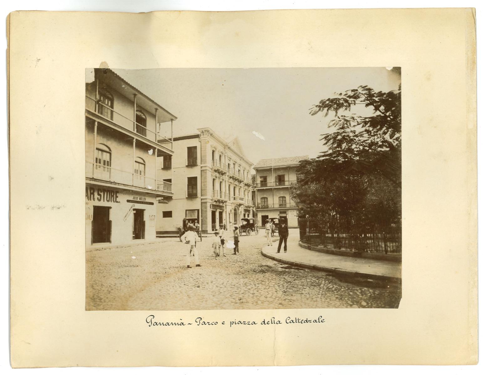Unknown Figurative Photograph - Ancient Views of Panama City - Original Vintage Photos - 1880s