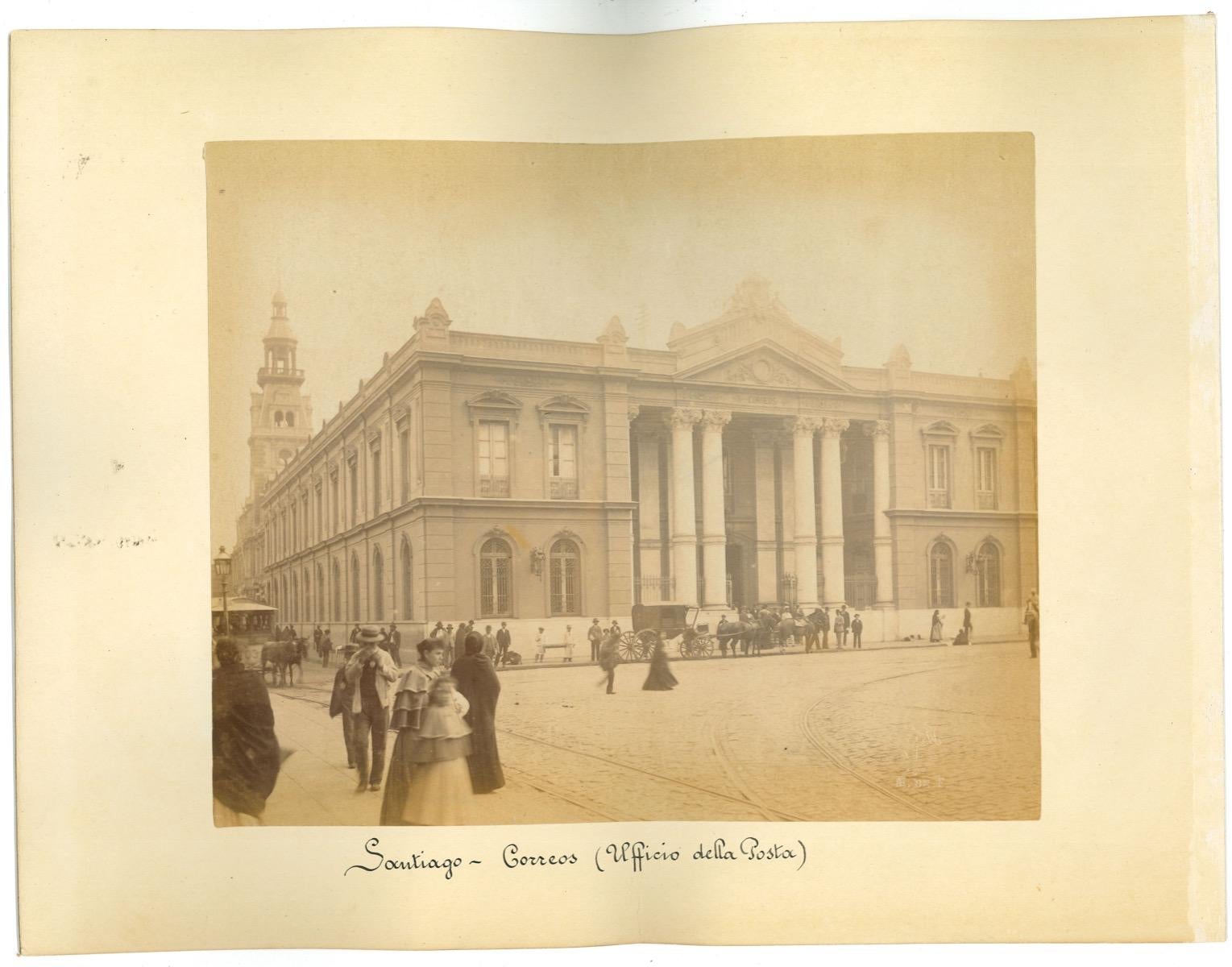 Ancient Views of Santiago - Chile -  Vintage Photo - 1880s