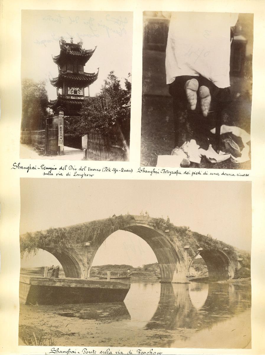 Vistas antiguas de Shanghai - Impresiones originales a la albúmina - Década de 1890 - Photograph de Unknown