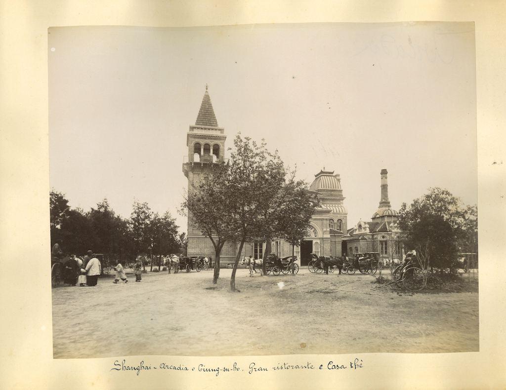Ancient Views of Shanghai - Albumen Prints - 1890s - Photograph by Unknown