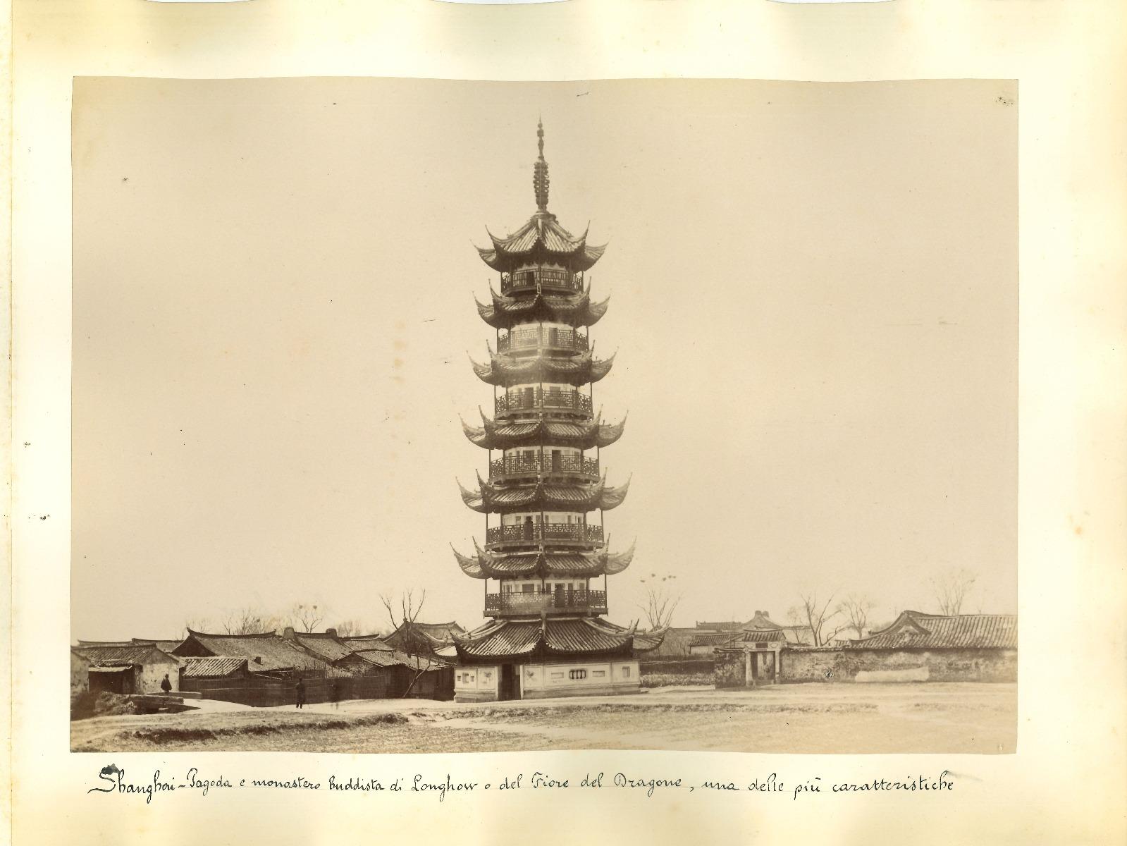 Unknown Figurative Photograph - Ancient Views of Shanghai - Original Albumen Prints - 1890s