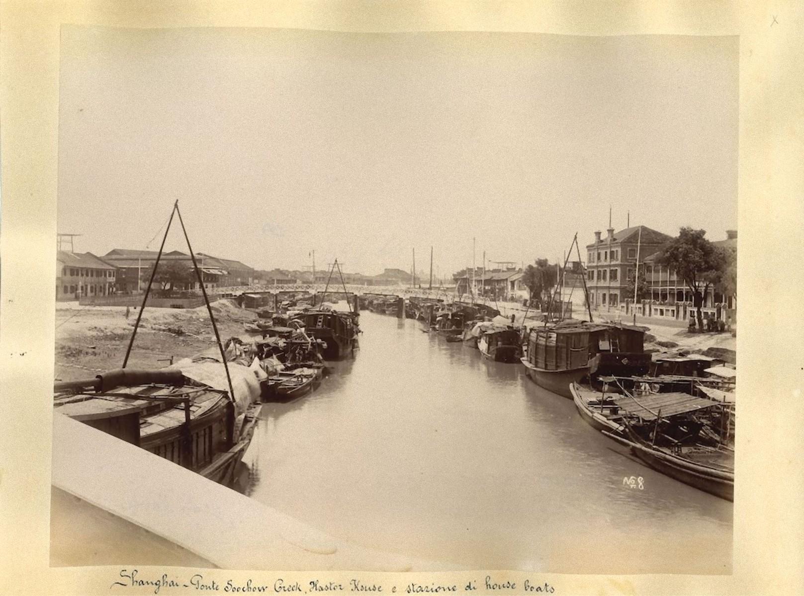 Unknown Landscape Photograph - Ancient Views of Shanghai - Albumen Prints - 1890s