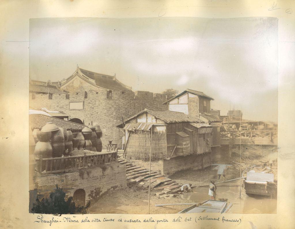 Unknown Landscape Photograph - Ancient Views of Shanghai - Original Albumen Prints - 1890s