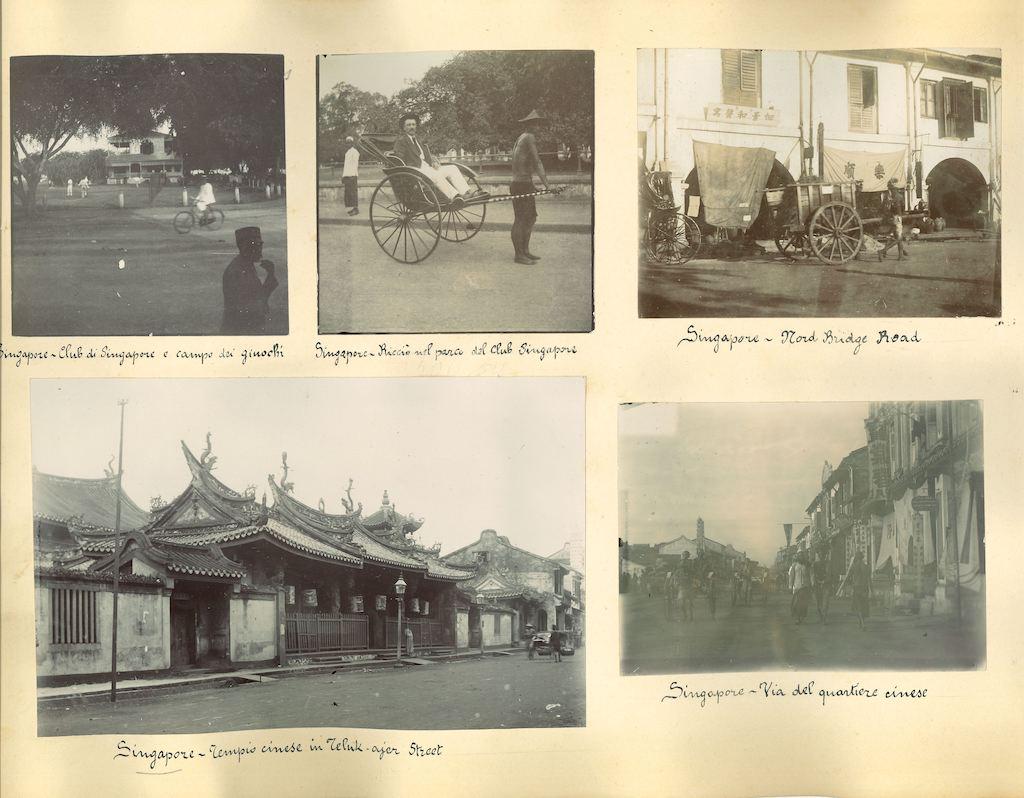 Vistas antiguas de Singapur - Impresión original a la albúmina - Década de 1890 - Photograph de Unknown