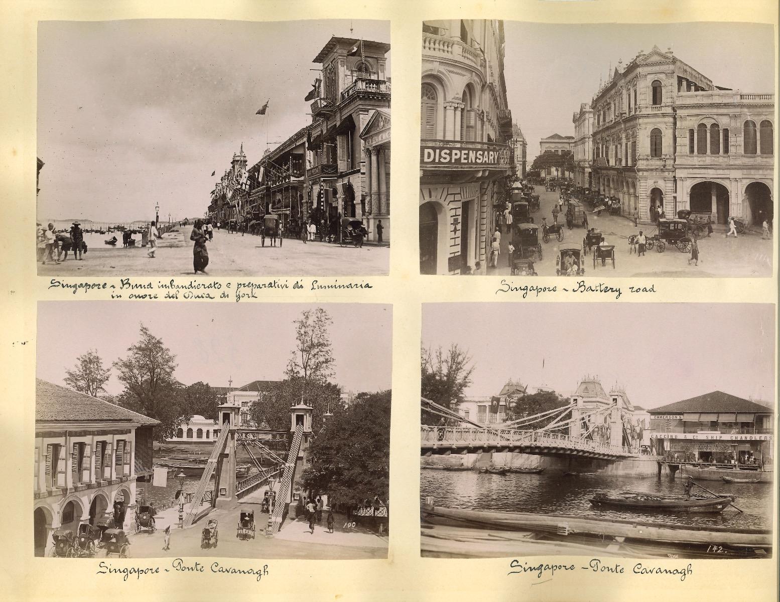 Ancient Views of Singapore - Original Albumen Prints - 1890s - Photograph by Unknown