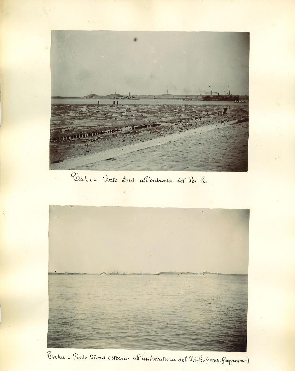 Ancient Views of Taku Forts - Original Albumen Prints - 1890s - Photograph by Unknown