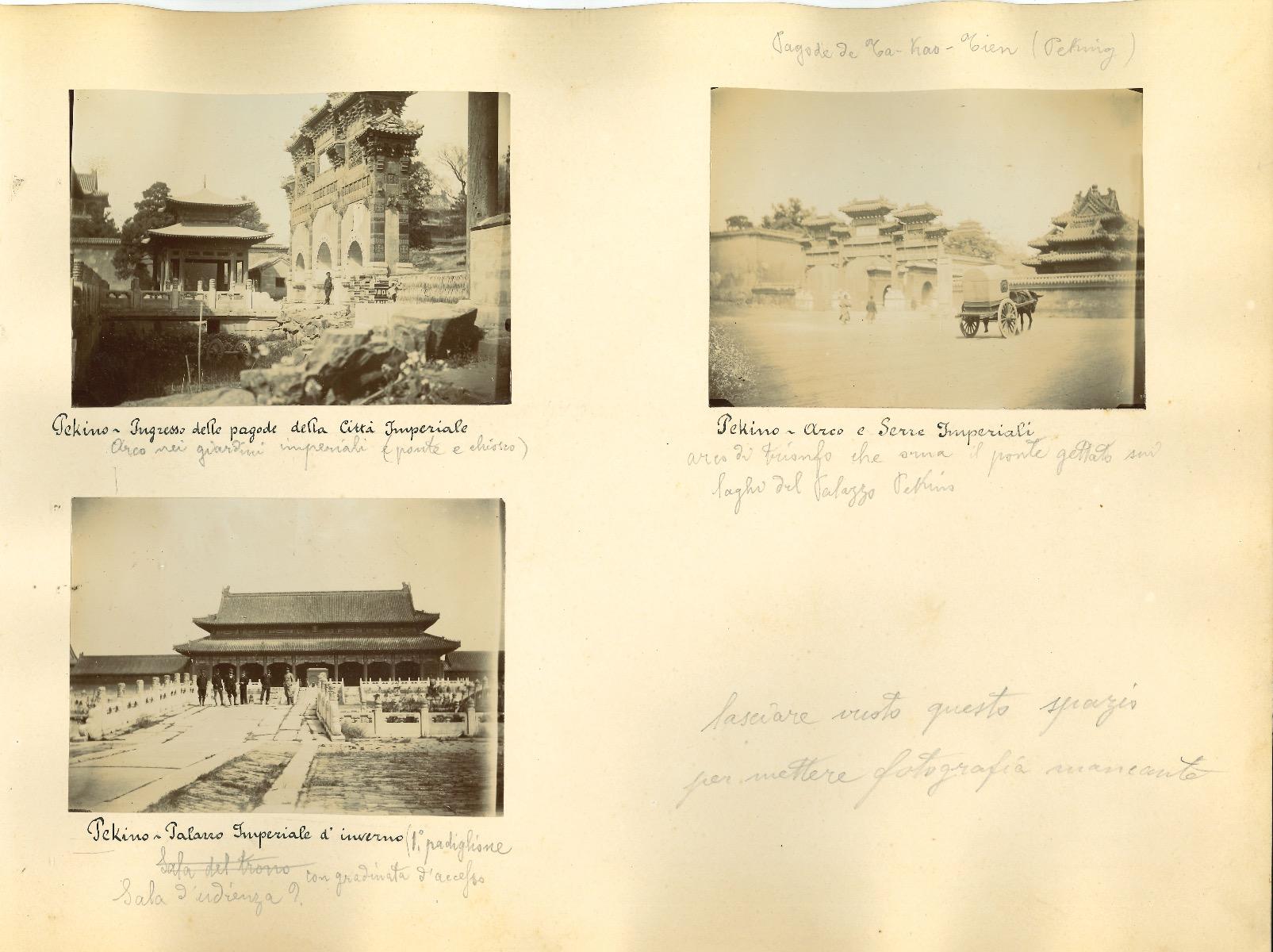Ancient Views of the Imperial City of Beijing - Original Albumen Print - 1890s - Photograph by Unknown