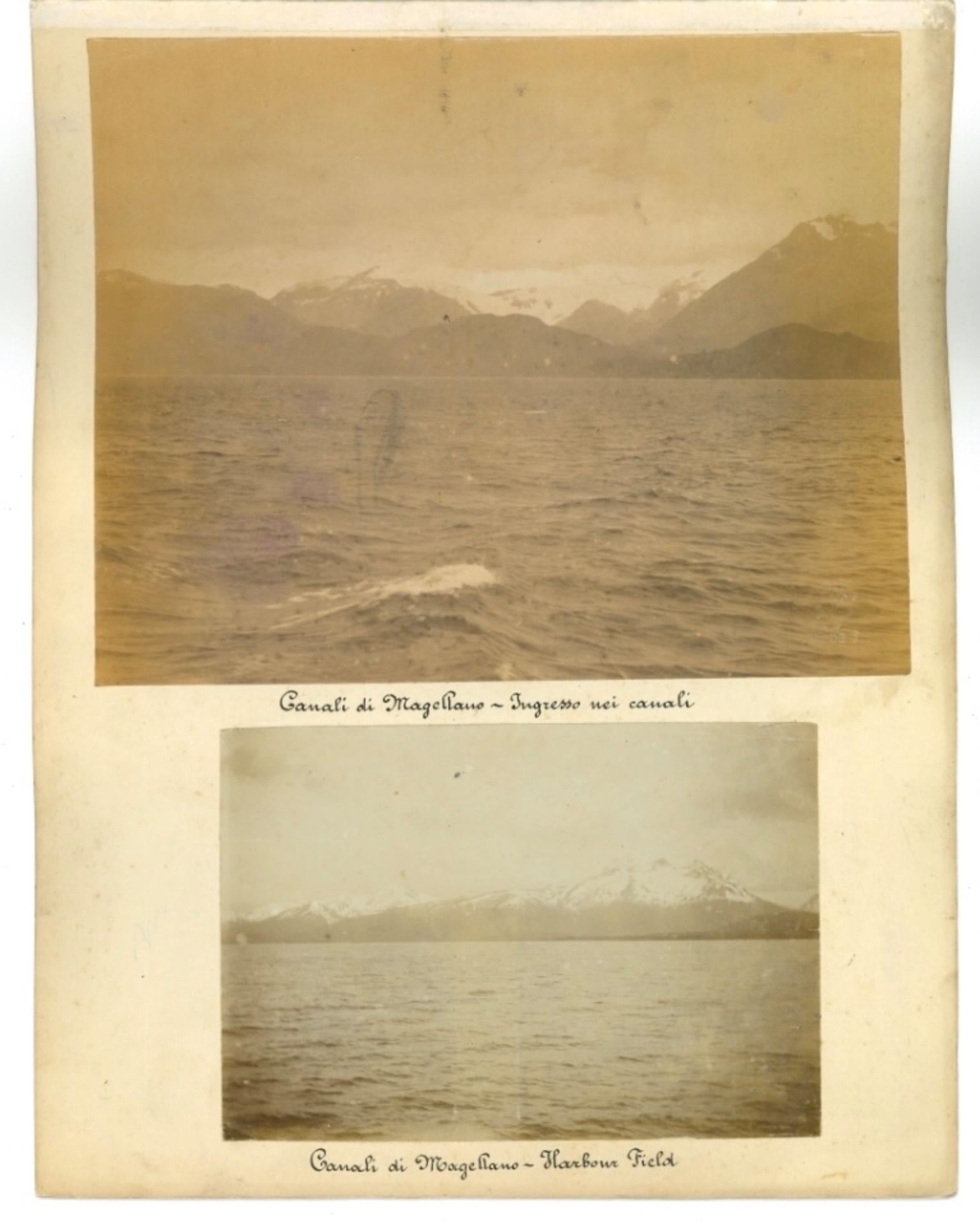 Ancient Views of the Strait of Magellan - Original Vintage Photo - 1880s - Photograph by Unknown