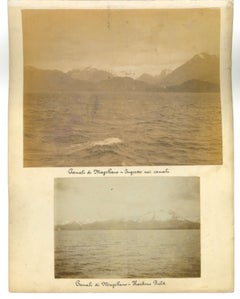 Ancient Views of the Strait of Magellan - Original Vintage Photo - 1880s