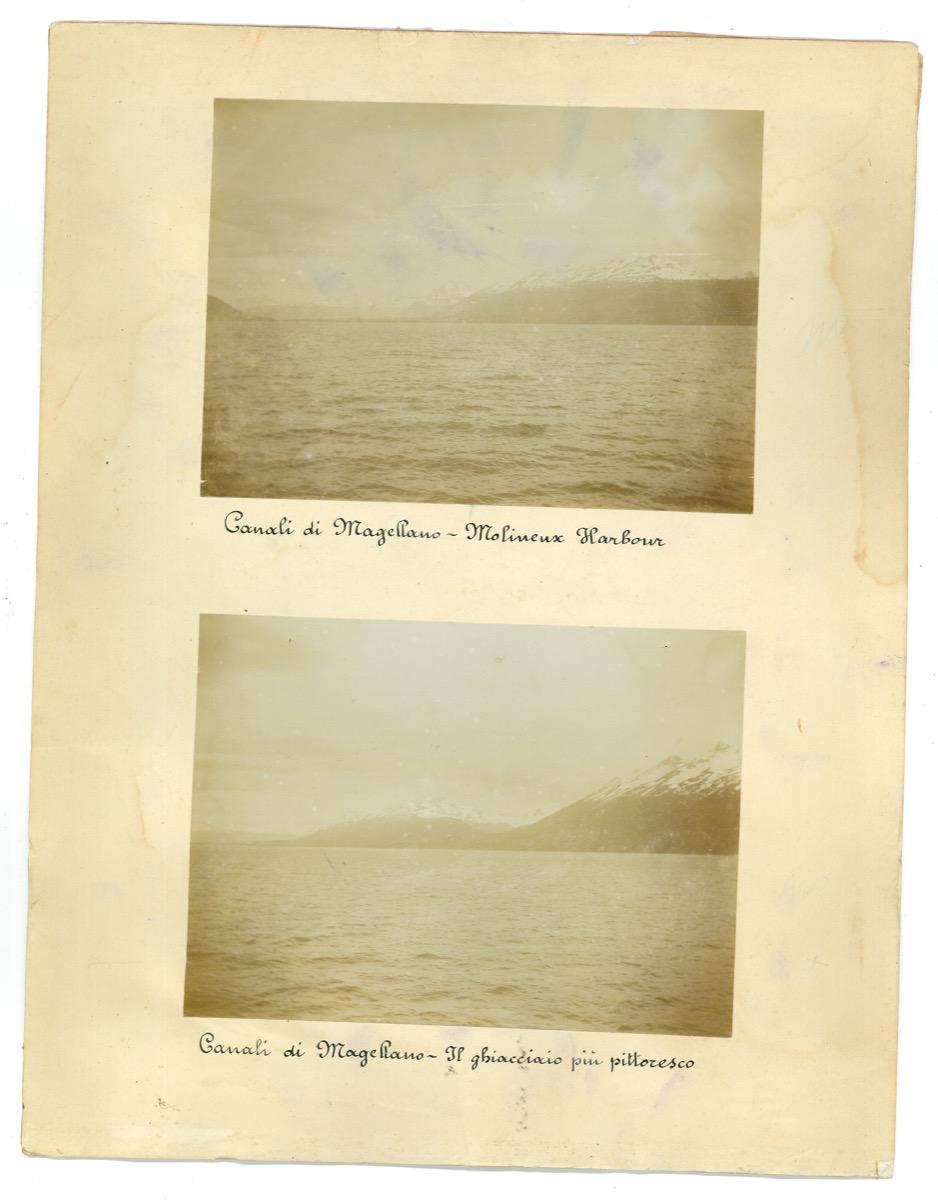 Ancient Views of the Strait of Magellan - Original Vintage Photos - 1880s - Photograph by Unknown